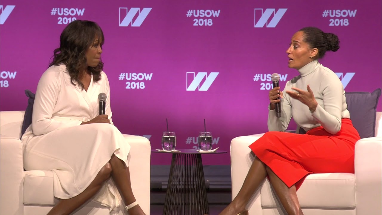 Michelle Obama & Tracee Ellis Ross in Conversation at The 2018 United State of Women Summit - YouTube