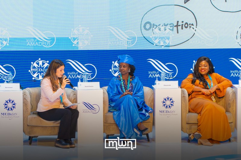 Oluwatosin Olaseinde (on the right) believes financial literacy would set apart women and young girls in the corporate world.