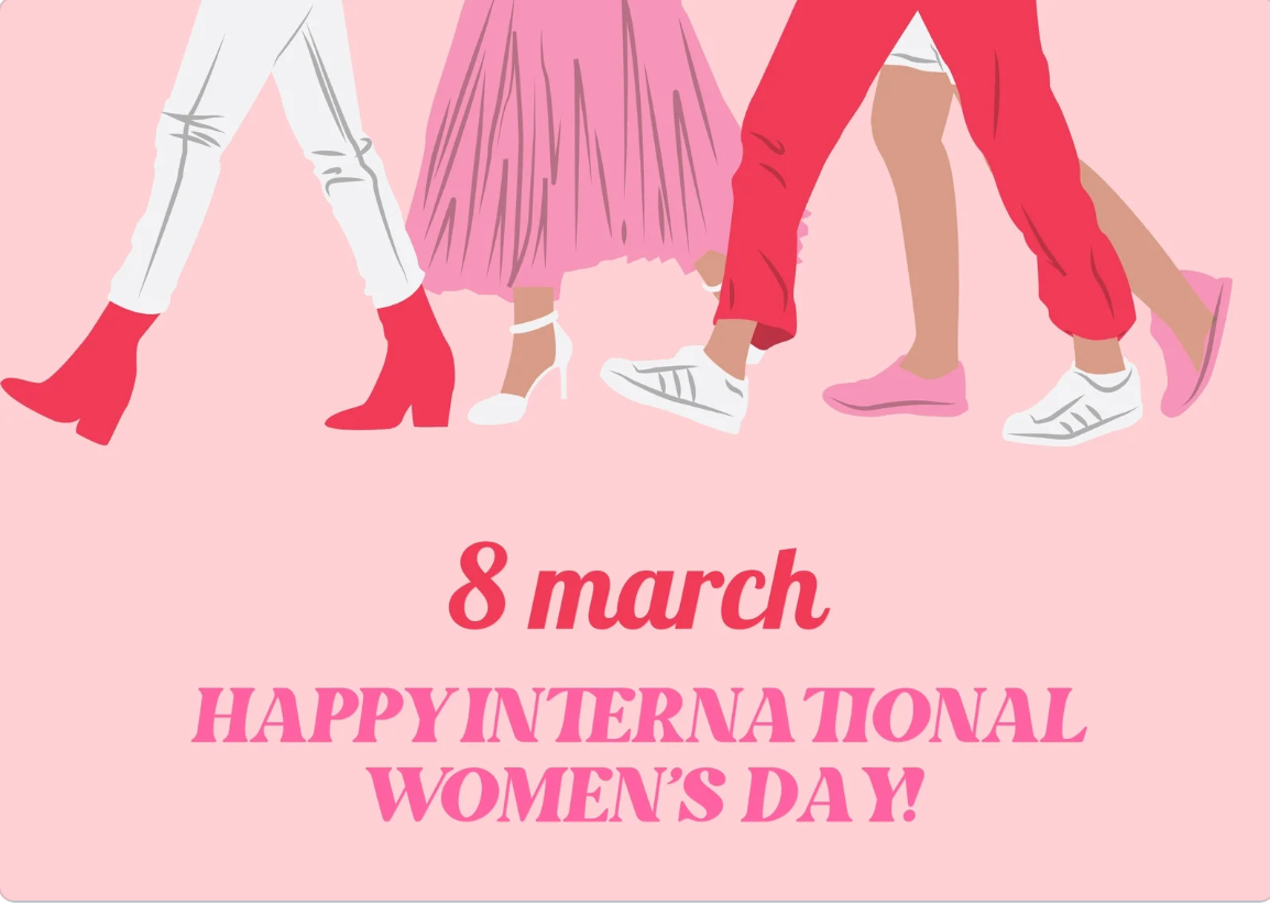 Every challenge you overcome makes you stronger. Keep going! Happy Women's Day!