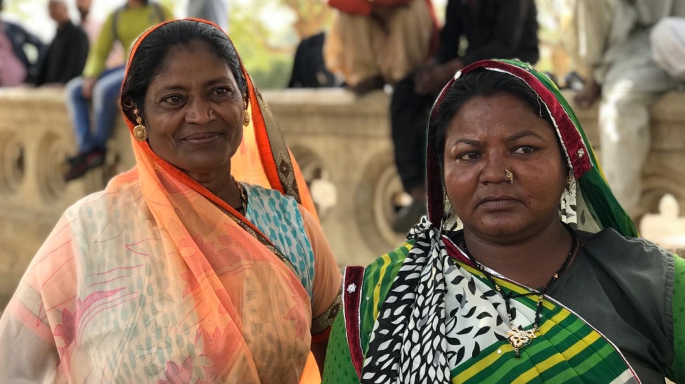 Laxmi participated in the 'aurat march' in Karachi [Alia Chughtai/Al Jazeera]