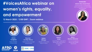 #VoicesAfrica webinar on women’s rights, equality, and empowerment – Afrobarometer